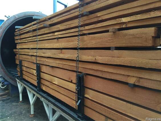 The camera of wood thermal treatment (thermomodified)