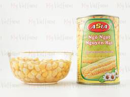 Canned Sweet Corn from the manufacturer