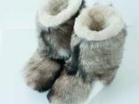 Mens winter boots made of goats fur and wool - photo 1